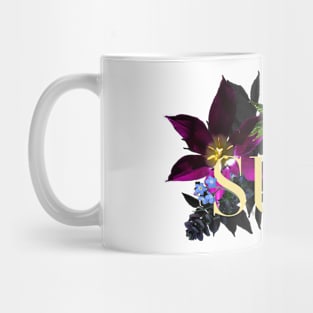 Sun and flowers Mug